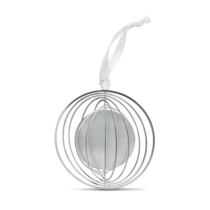 Circular decoration with ribbon with your logo