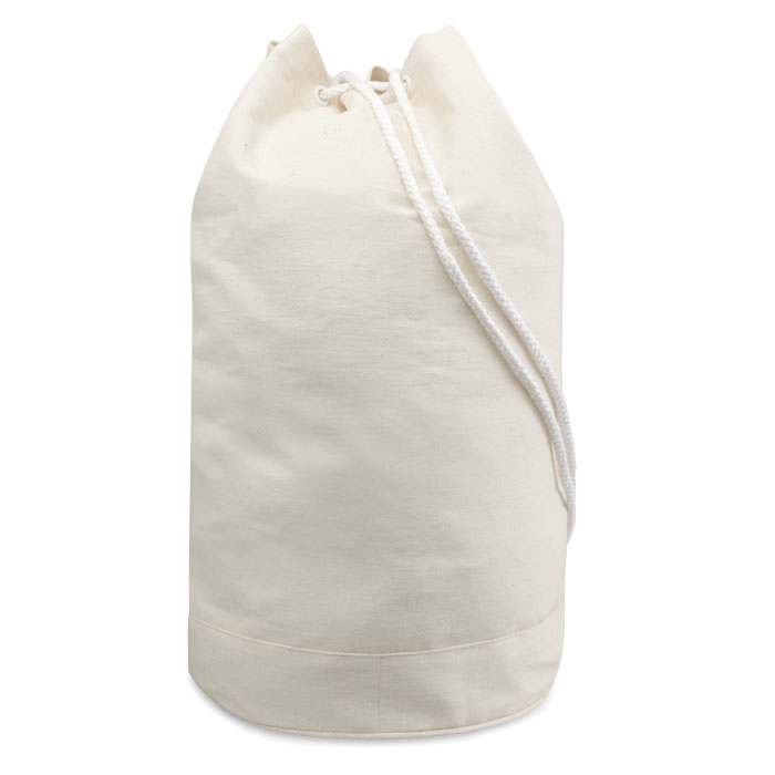 Cotton duffle bag with logo printing