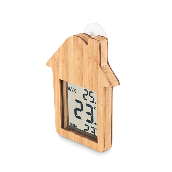 Bamboo weather station with your logo