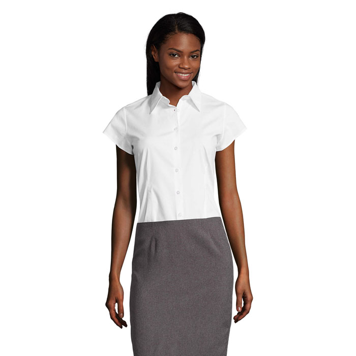 Stretch women's shirt short sleeve with your logo