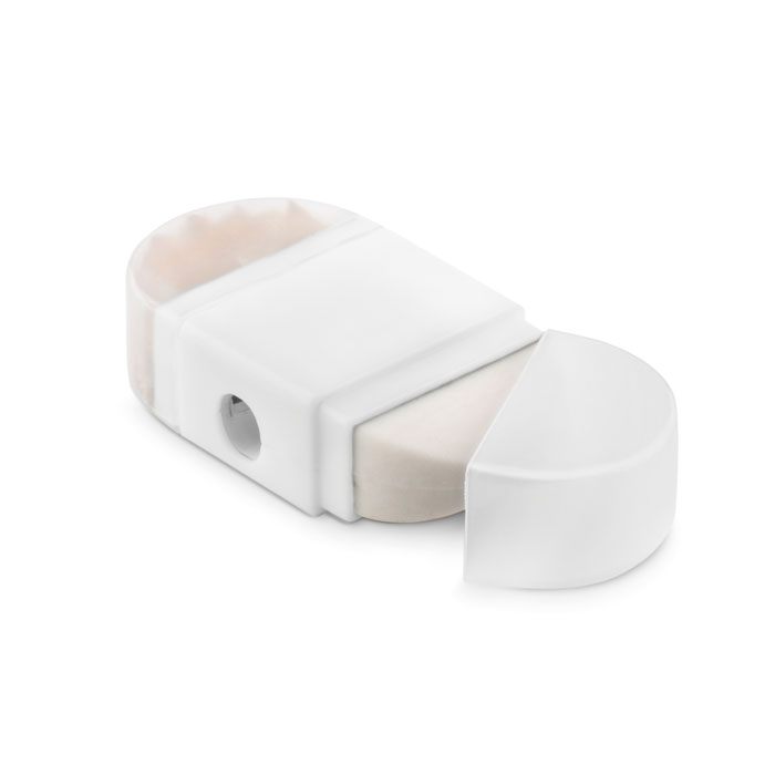 Sharpener and eraser with your logo