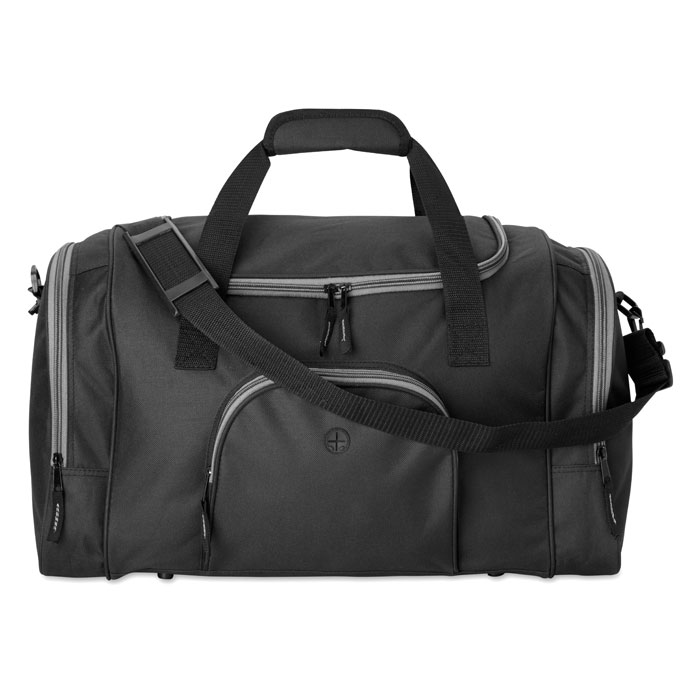 Sports bag in 600D polyester with logo printing