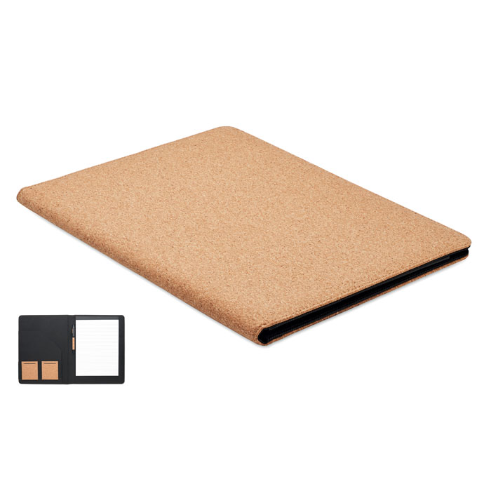 A4 cork conference folder with your logo