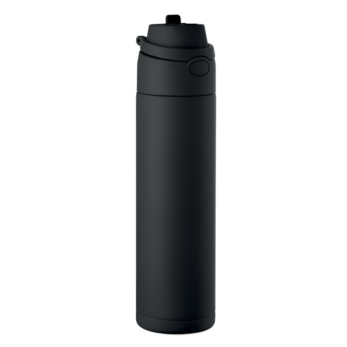 Double wall bottle 500 ml 2-in-1 lid with your logo
