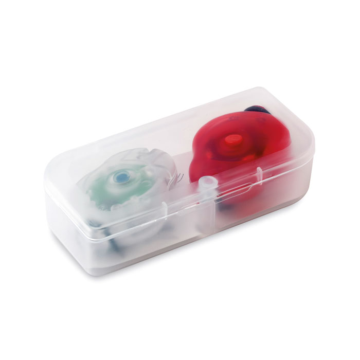 2 bicycle lights in PP box with your logo