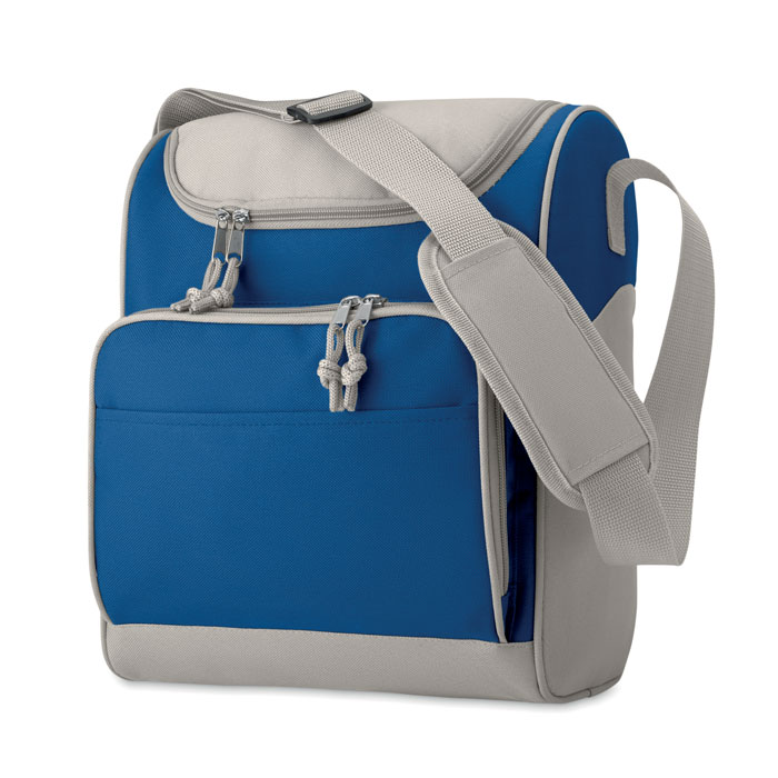 Cooler bag with front pocket with logo printing