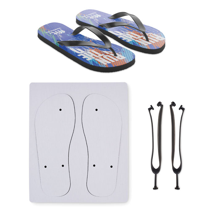 Sublimation slippers 44-46 with logo printing