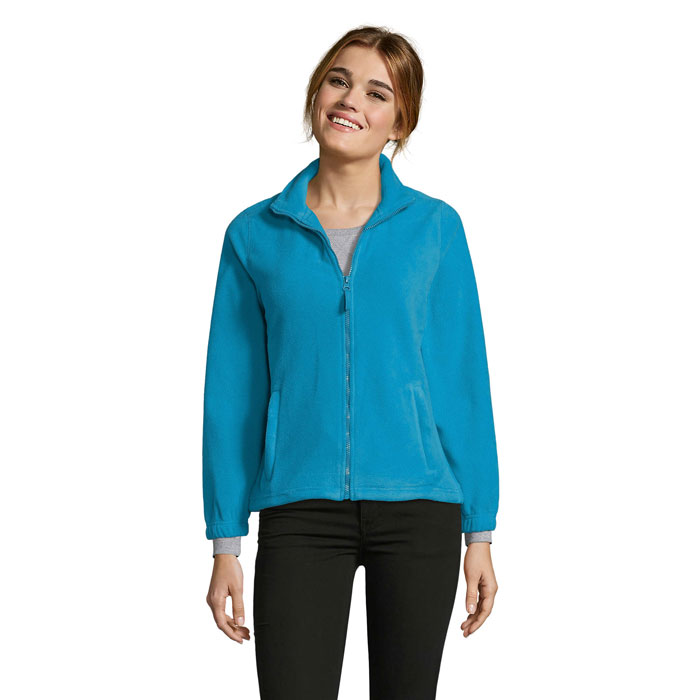 Women's zipped fleece jacket 300 with your logo