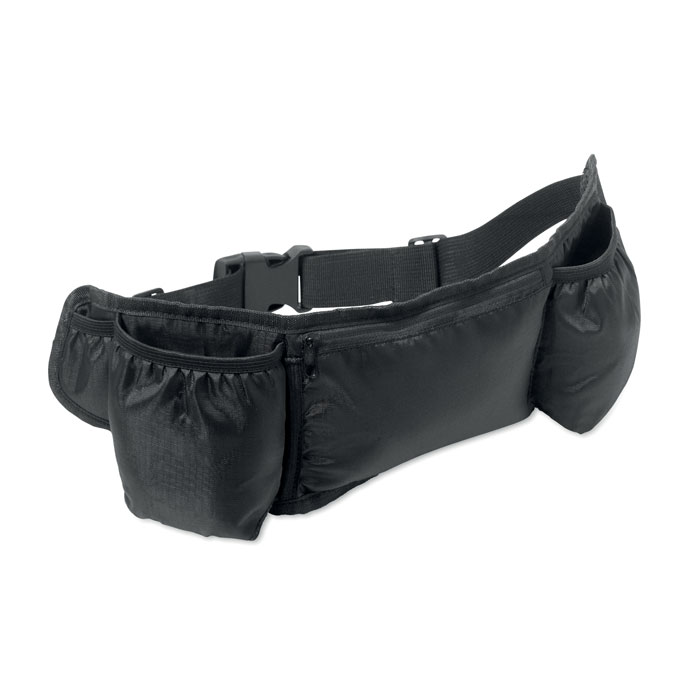 Sports waist bag 420D RPET with logo printing