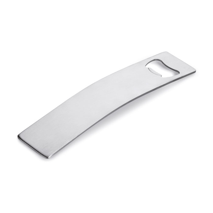 Stainless steel bottle opener with your logo