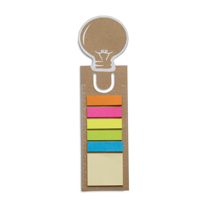 Bookmark with sticky memo pad with your logo