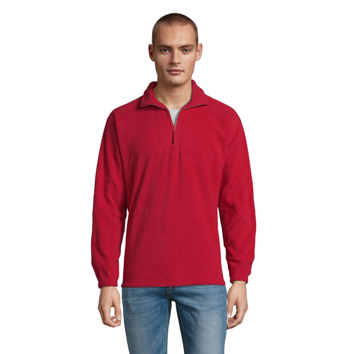 Fleece 1/4 zip sweatshirt with your logo