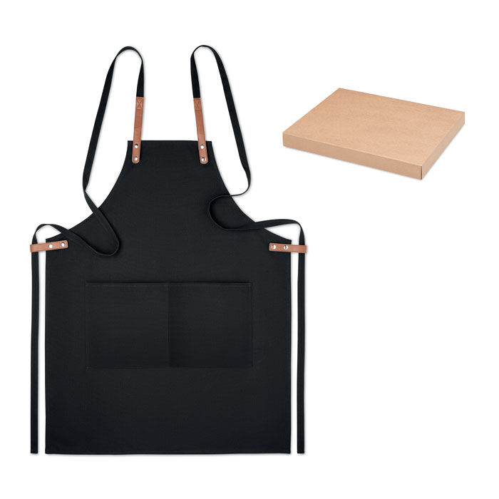 Organic cotton apron 340 gr/m² with your logo