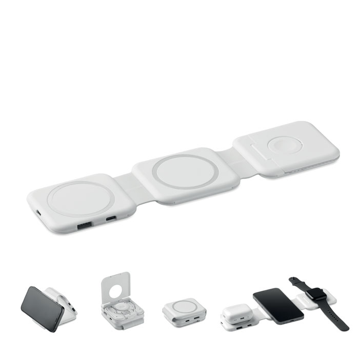Foldable charging station with your logo