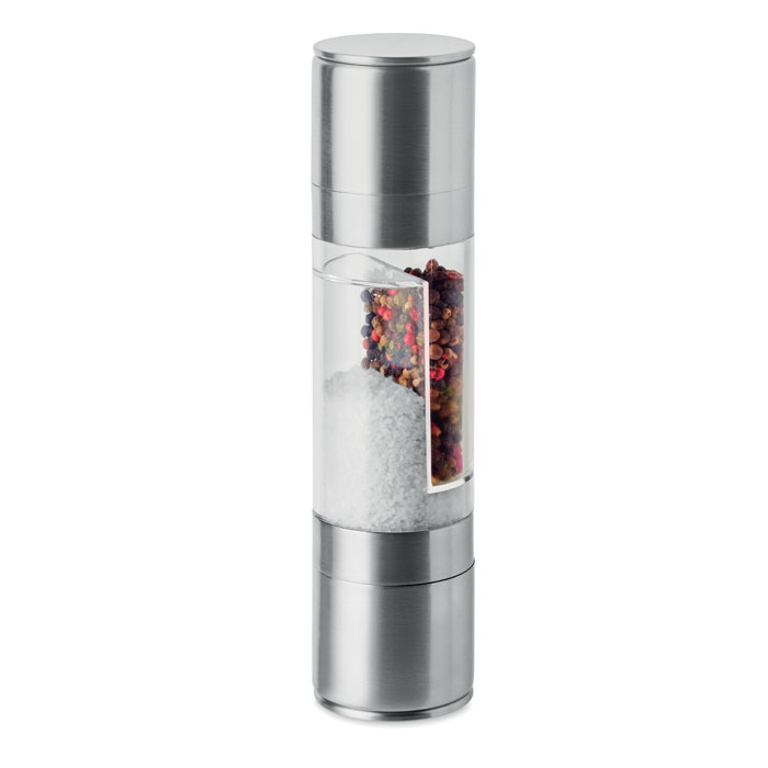 2-in-1 salt and pepper mill with your logo