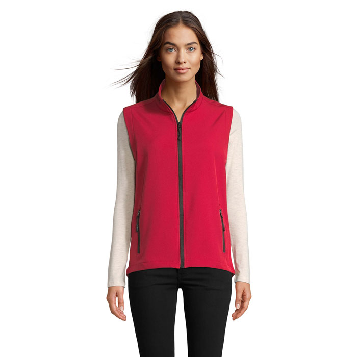 Women's softshell bodywarmer with your logo