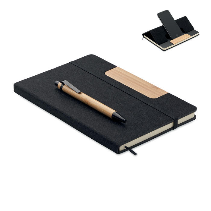 A5 RPET notebook set with your logo