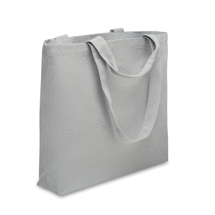 Recycled canvas beach bag 320 gr/m² with logo printing