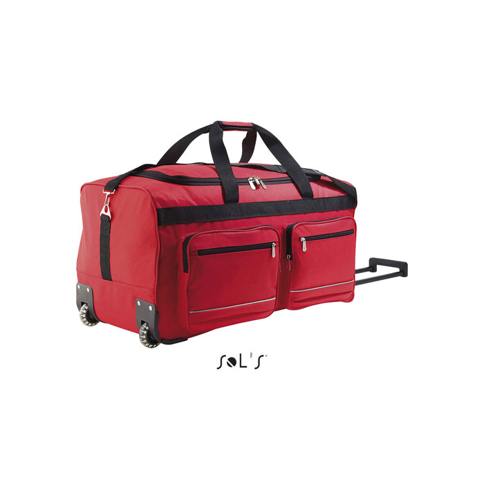 Luxury travel bag with wheels 600D with logo printing