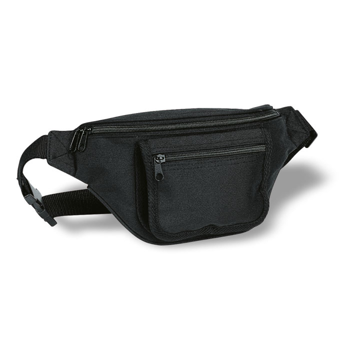 Waist bag with pocket with logo printing