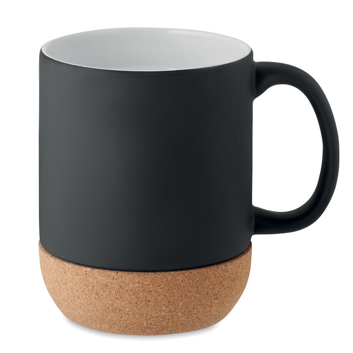 Ceramic cork mug 300 ml with your logo