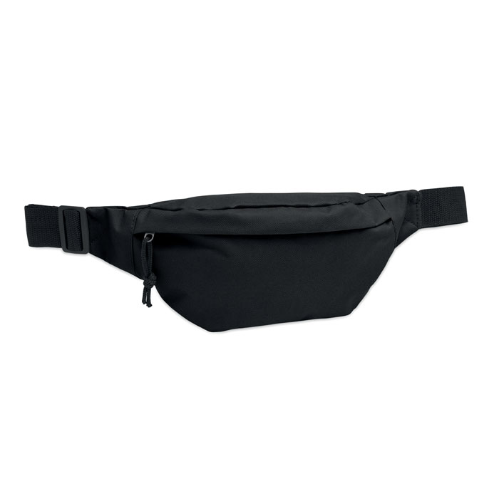 Waist bag in 600D RPET with logo printing