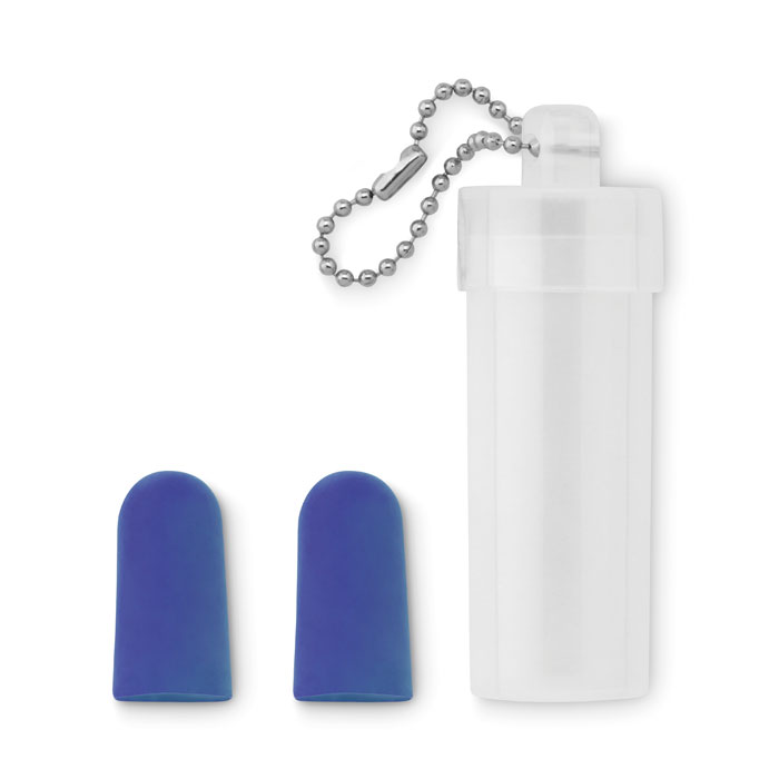 Earplug set in plastic tube with your logo