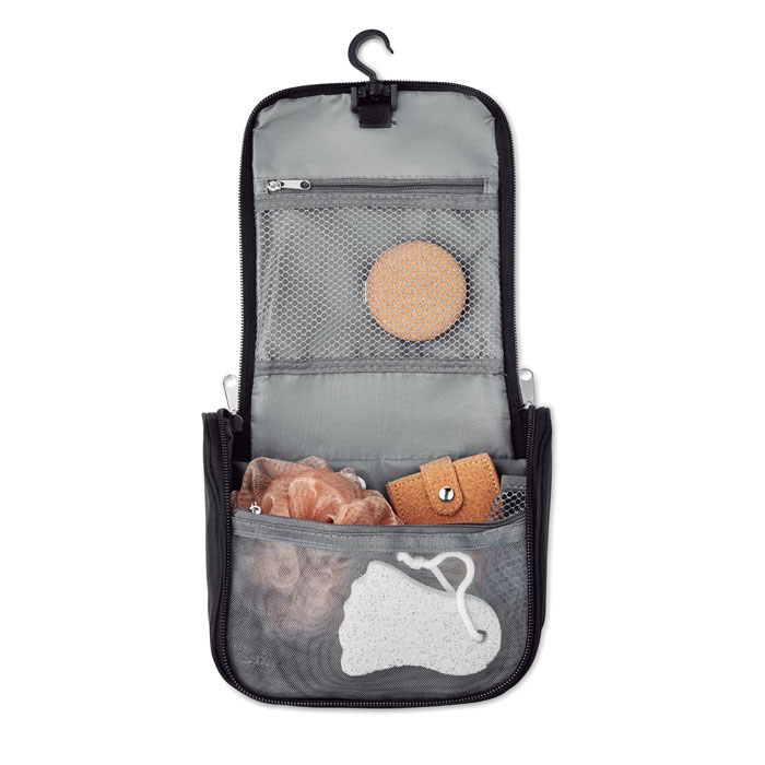 Cosmetic hanging bag with logo printing