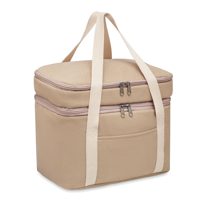 Cooler bag canvas 320 gr/m² with logo printing