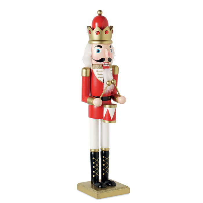 Large wooden nutcracker with your logo