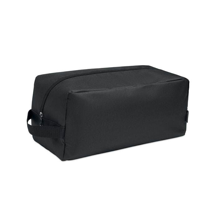 Shoe bag in 600D RPET with logo printing