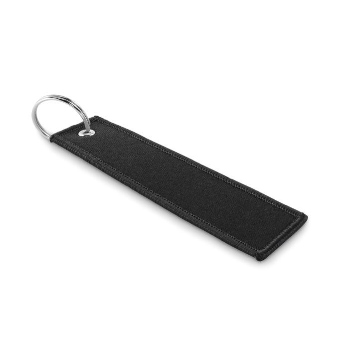 Remove before flight key ring with logo printing