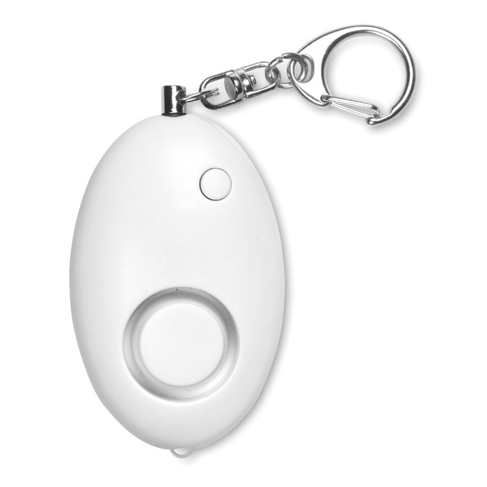 Personal alarm with key ring with logo printing