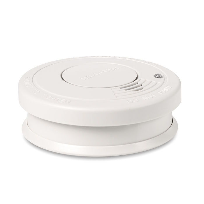 Smoke detector with logo printing