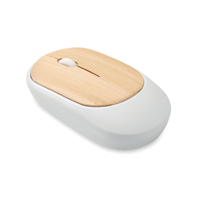 Bamboo wireless mouse with your logo