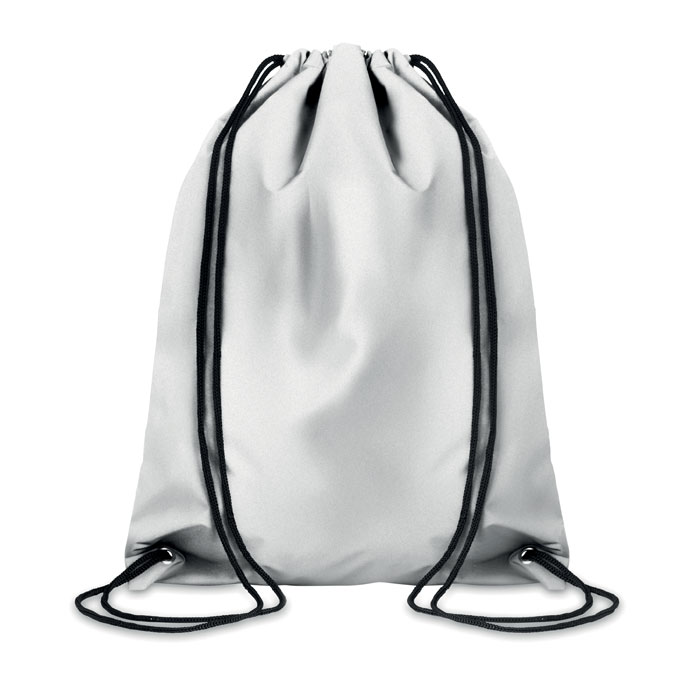 Reflective drawstring bag with your logo