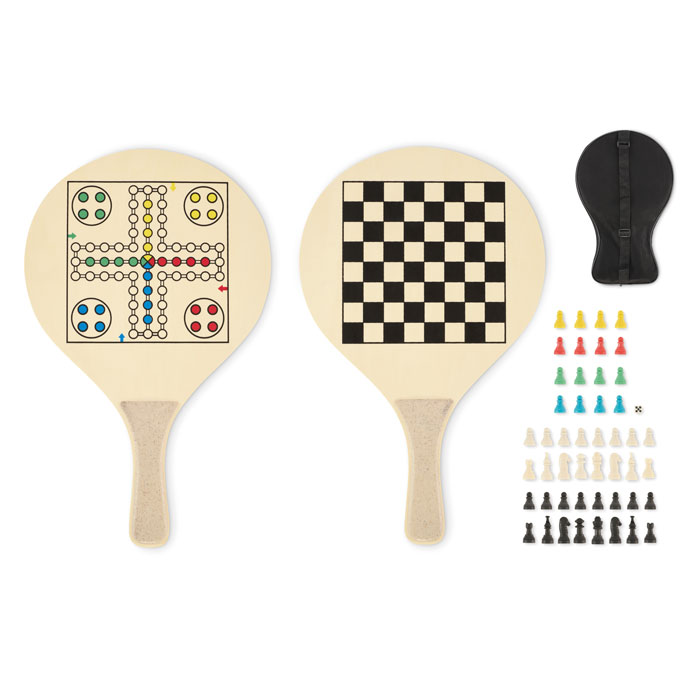 Beach racket set with your logo