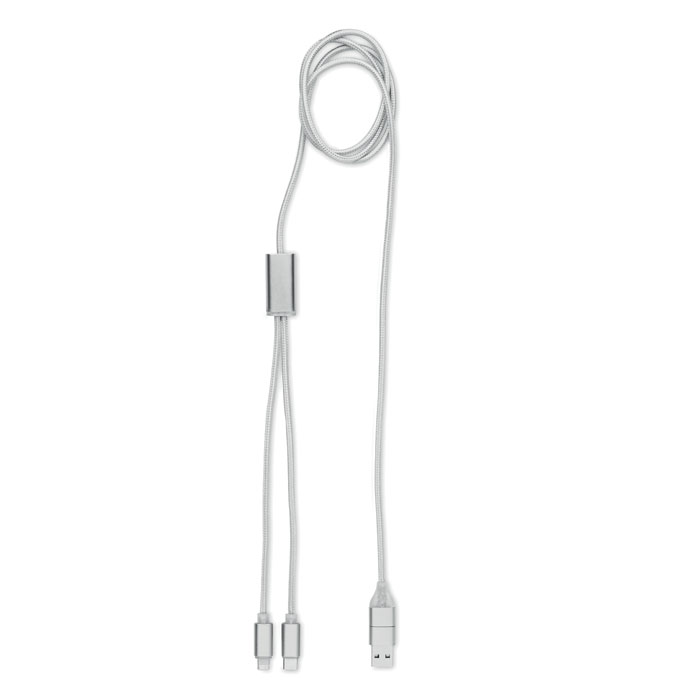 2-in-1 long charging cable with your logo