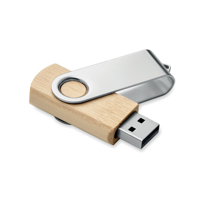 Bamboo USB flash drive 16GB with your logo