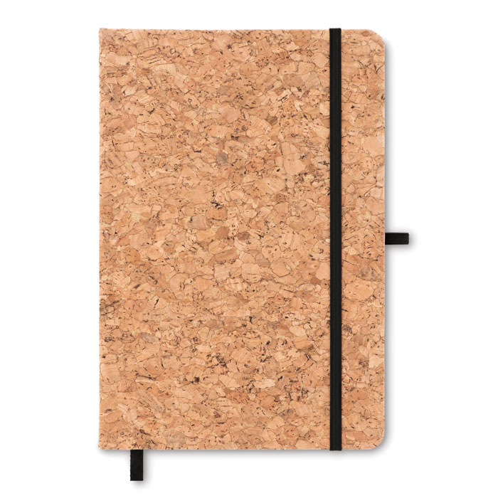 A5 cork notebook 96 lined with your logo