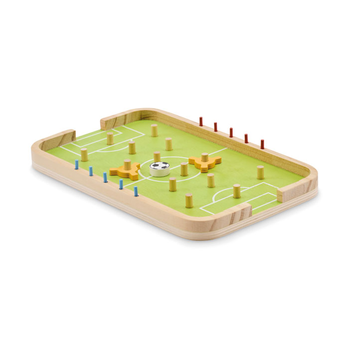 Wooden football game with logo printing