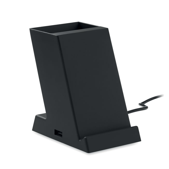 Wireless charger with pen holder 15W with logo printing