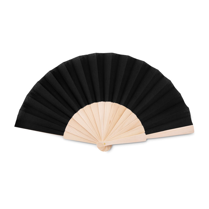 Wooden hand fan with your logo