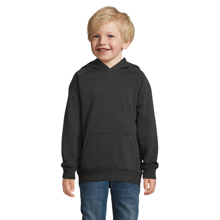 Kids' organic hooded sweatshirt with your logo