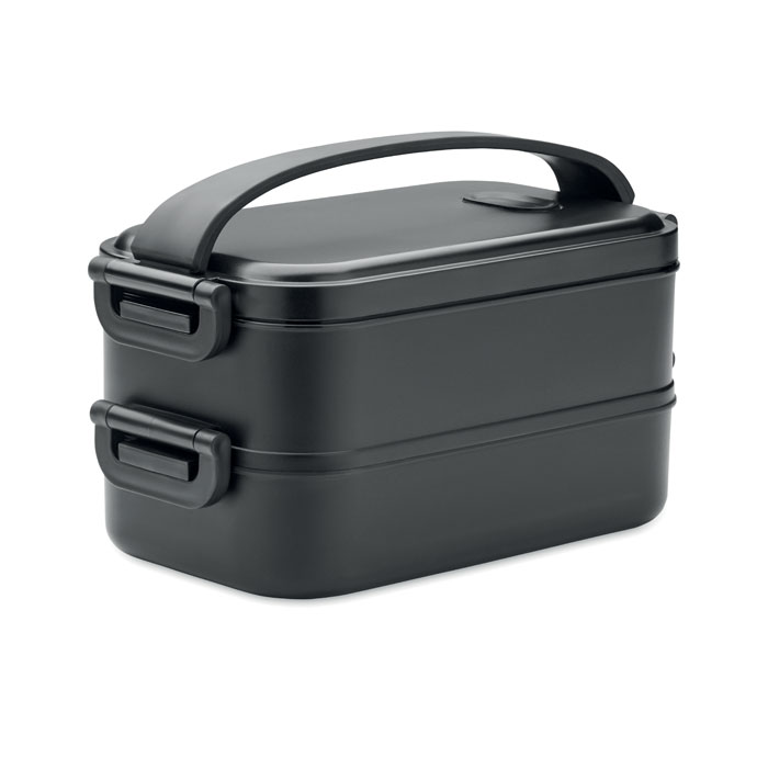 PP two-tier lunch box with your logo