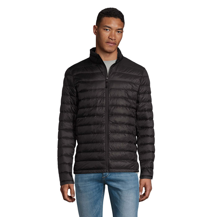 Men's lightweight down jacket with your logo