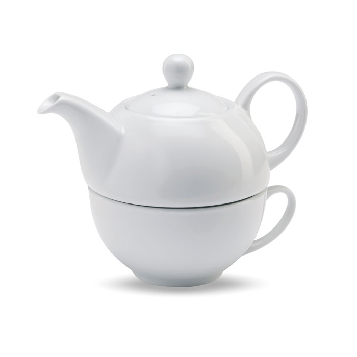 Teapot and cup set 400 ml with your logo