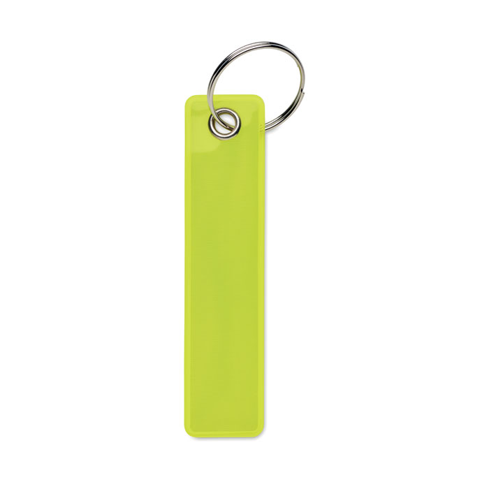 Reflective key ring in PVC with logo printing