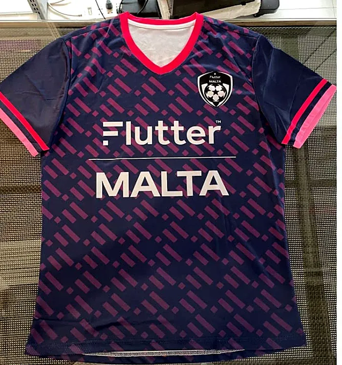 Football kits for Flutter Malta