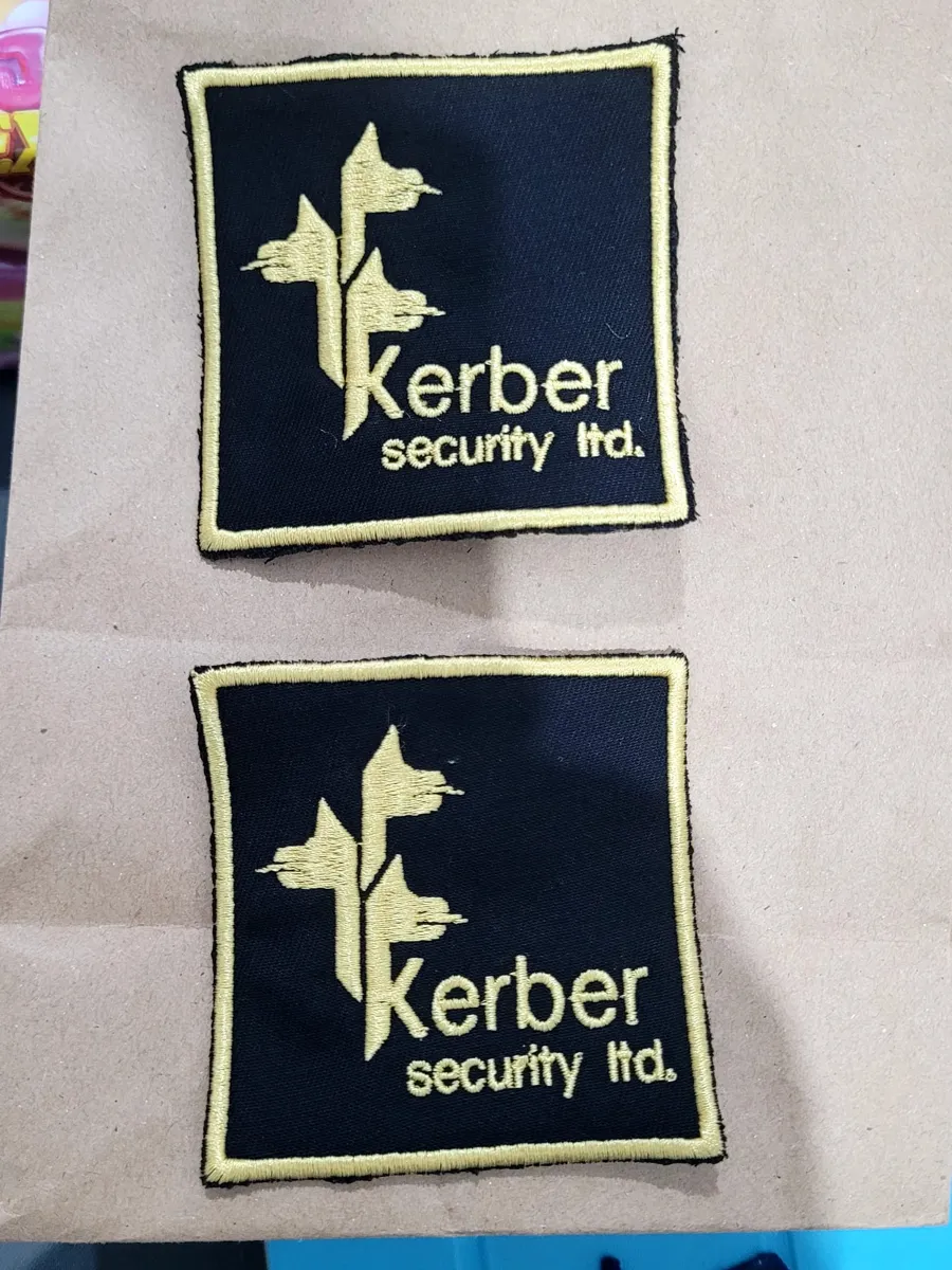 Embroidered patches for Kerber Security